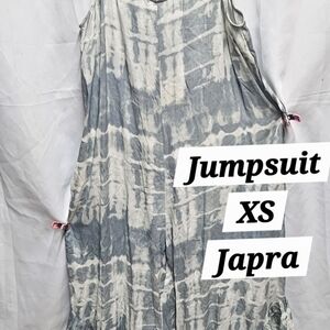 Japra BlueGray Tie-Dye Jumpsuit